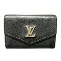 Louis Vuitton Portefeuille Lock Mini Taurillon Trifold Wallet Leather