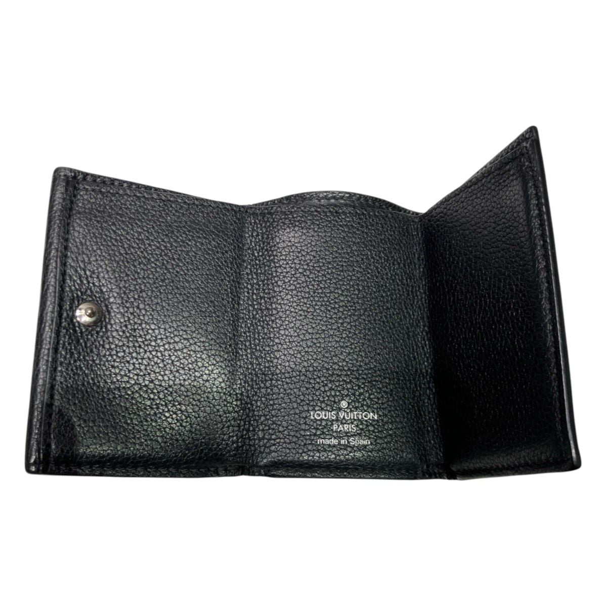 Louis Vuitton Portefeuille Lock Mini Taurillon Trifold Wallet Leather — view 3