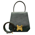 Celine 2-Way Bag Triomphe Handbag Leather