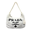Prada Terry Handbag Nylon Fleece