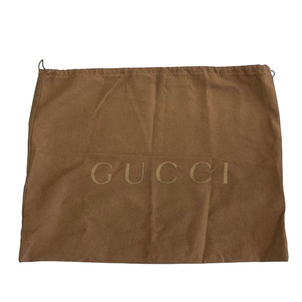 Gucci Abbey Handbag Leather GG Canvas — view 5