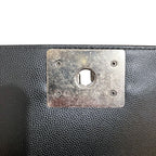 Chanel Boy Shoulder Bag V-stitch Caviar Leather — view 8