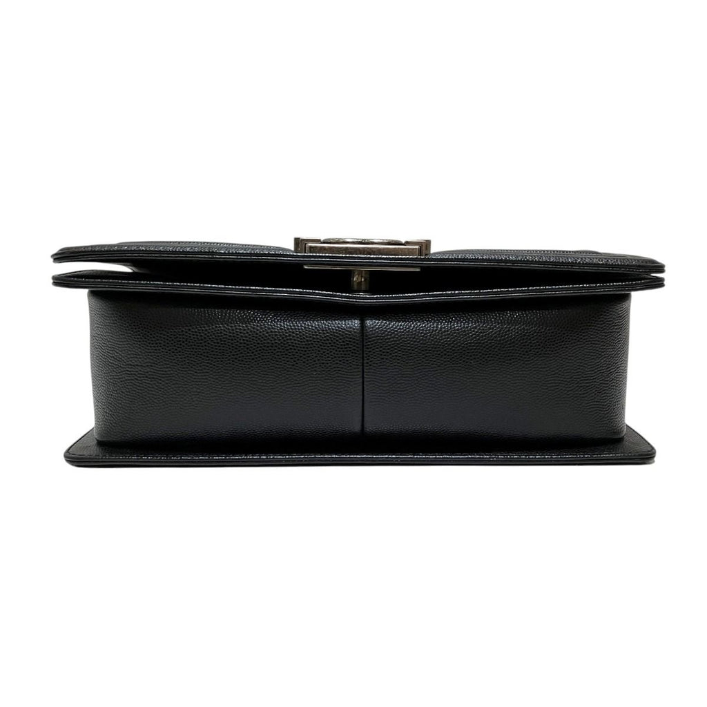 Chanel Boy Shoulder Bag V-stitch Caviar Leather — view 3