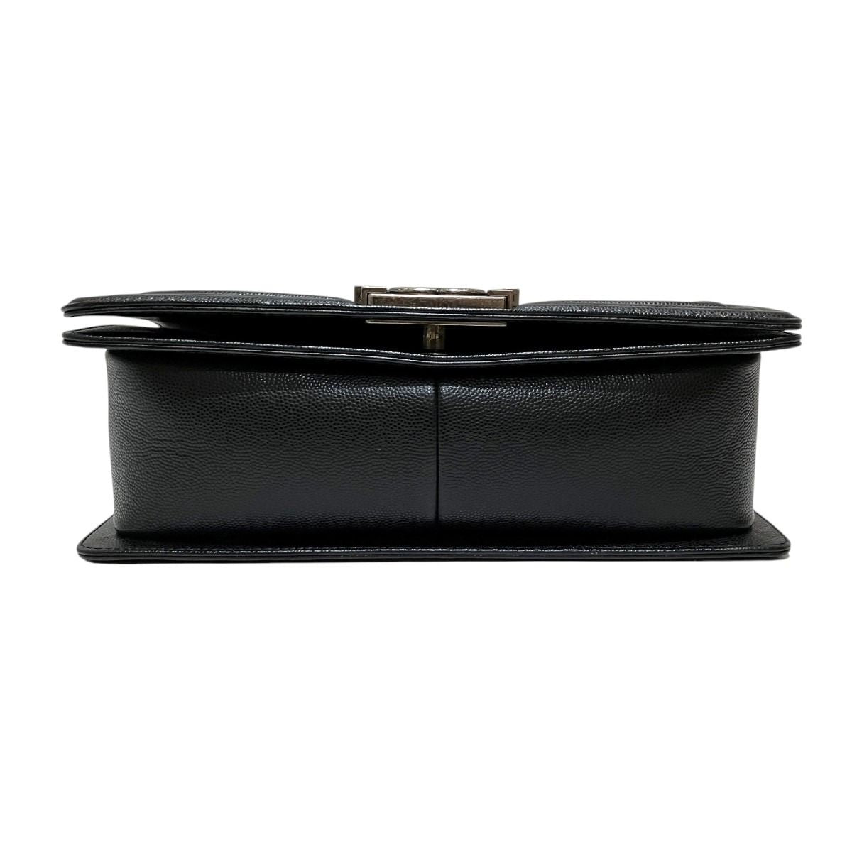 Chanel Boy Shoulder Bag V-stitch Caviar Leather — view 3