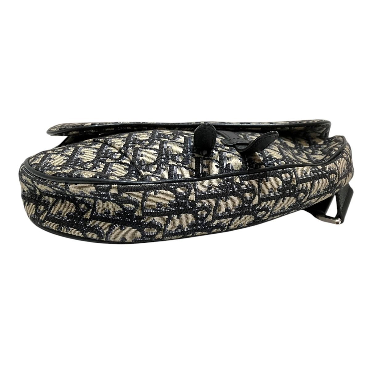 Dior Saddle Oblique Belt Bag Jacquard — view 3