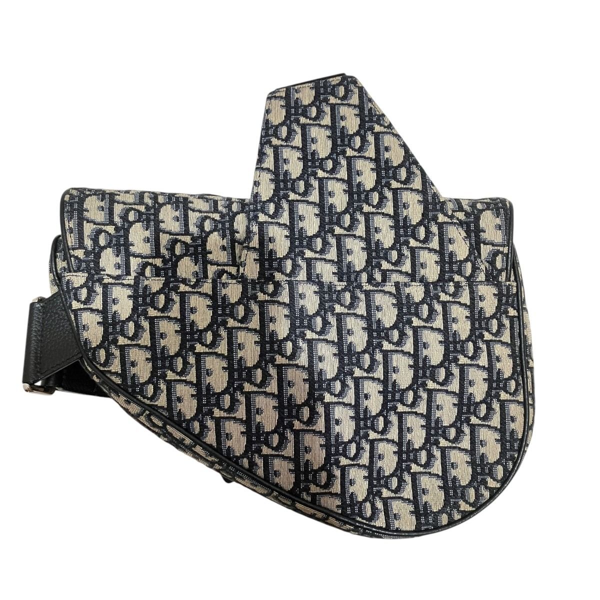 Dior Saddle Oblique Belt Bag Jacquard — view 2