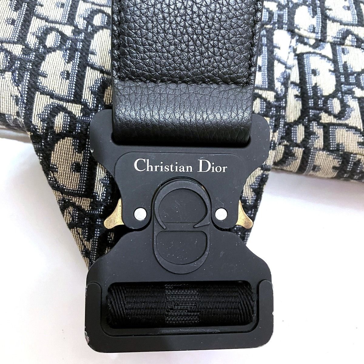 Dior Saddle Oblique Belt Bag Jacquard — view 8