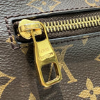 Louis Vuitton Pochette Metis MM Monogram Handbag Canvas — view 8