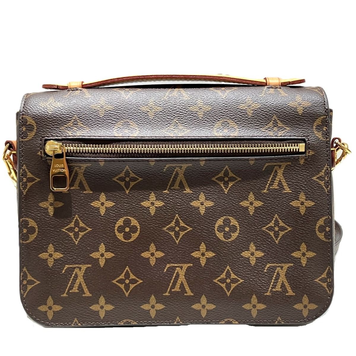 Louis Vuitton Pochette Metis MM Monogram Handbag Canvas — view 2