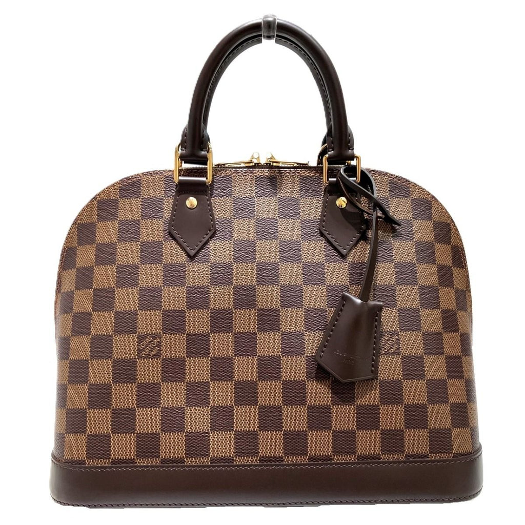 Louis Vuitton Alma PM Damier Ebene Handbag Canvas