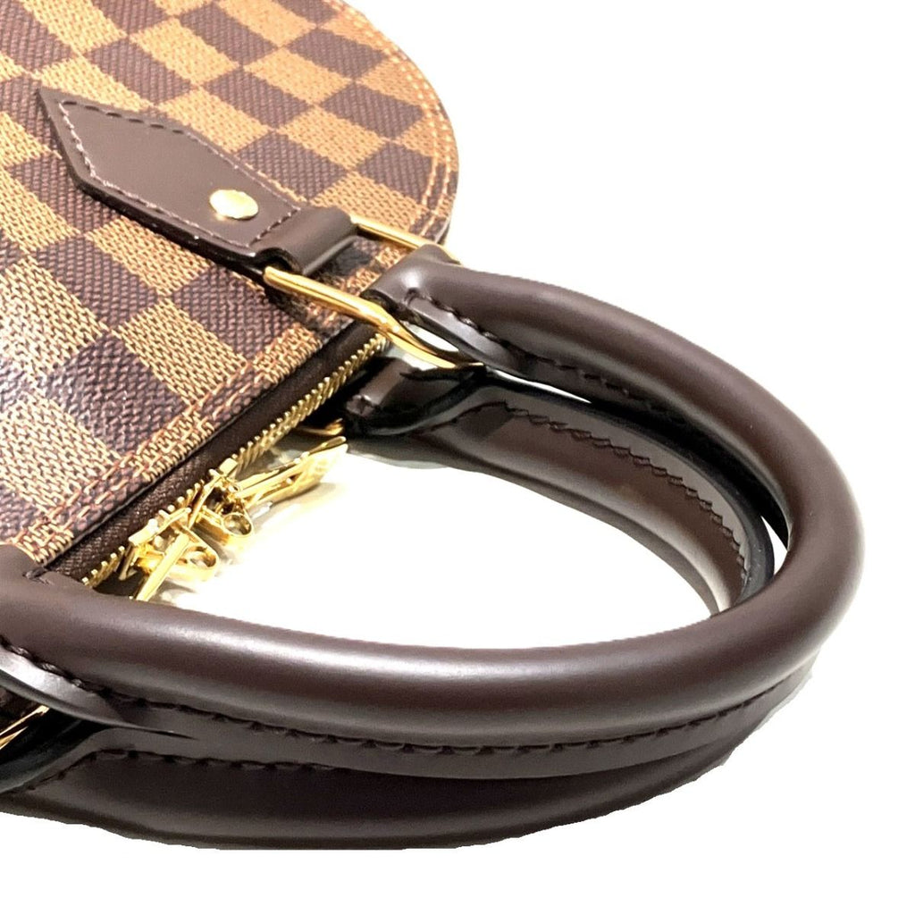 Louis Vuitton Alma PM Damier Ebene Handbag Canvas — view 7