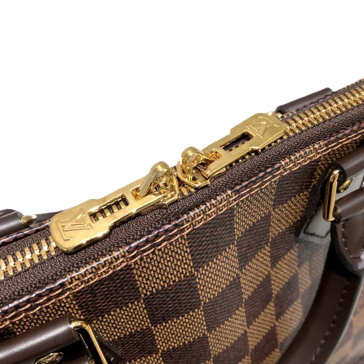 Louis Vuitton Alma PM Damier Ebene Handbag Canvas — view 8