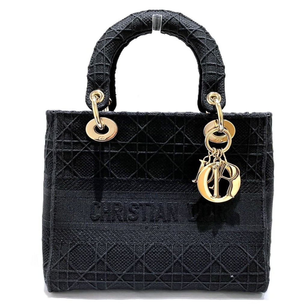 Dior Cristian D-lite Handbag Cotton Canvas