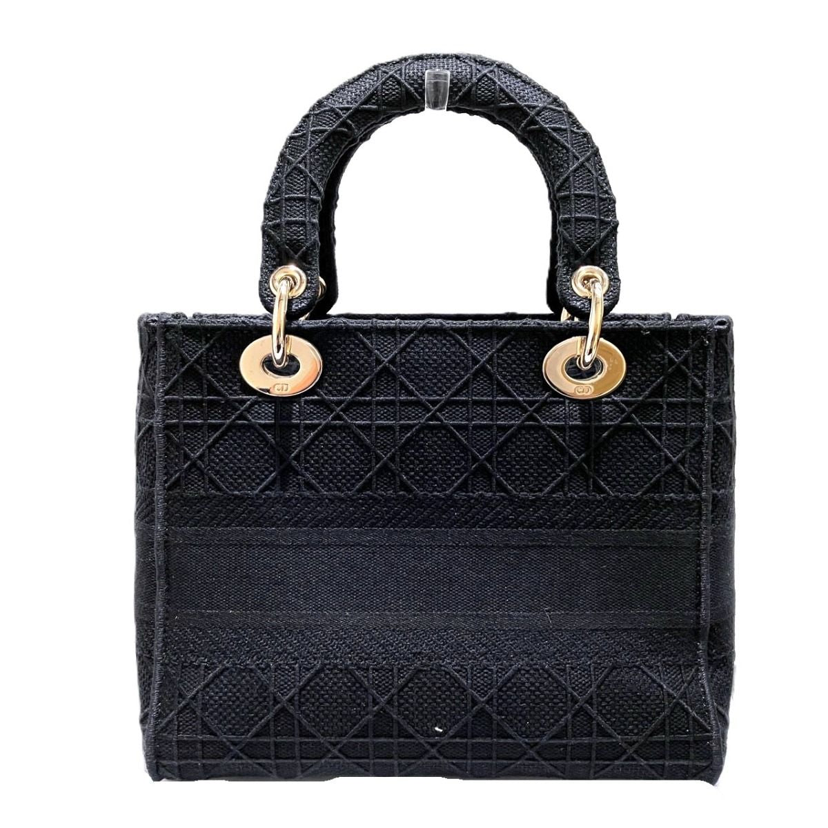 Dior Cristian D-lite Handbag Cotton Canvas — view 2