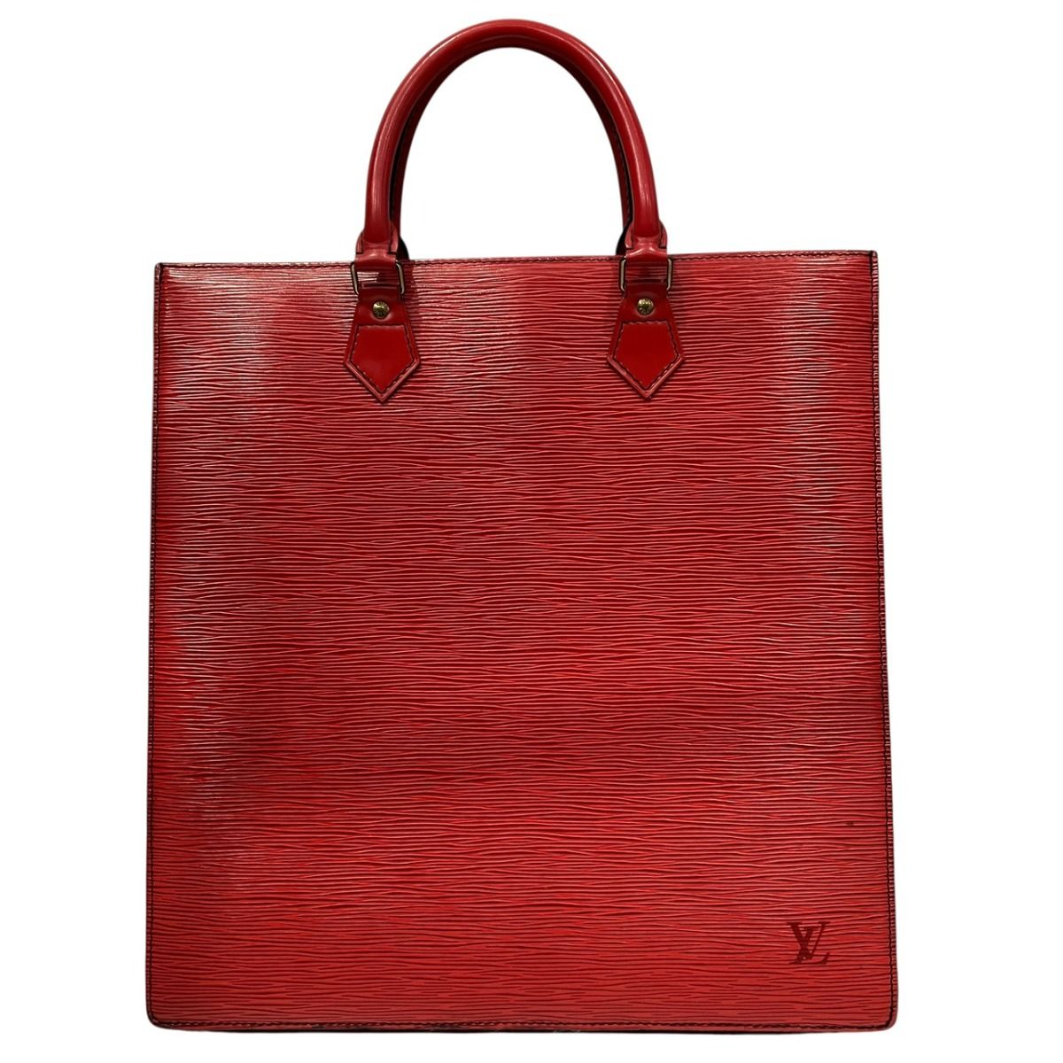 Louis Vuitton Sac Plat Epi Handbag Leather