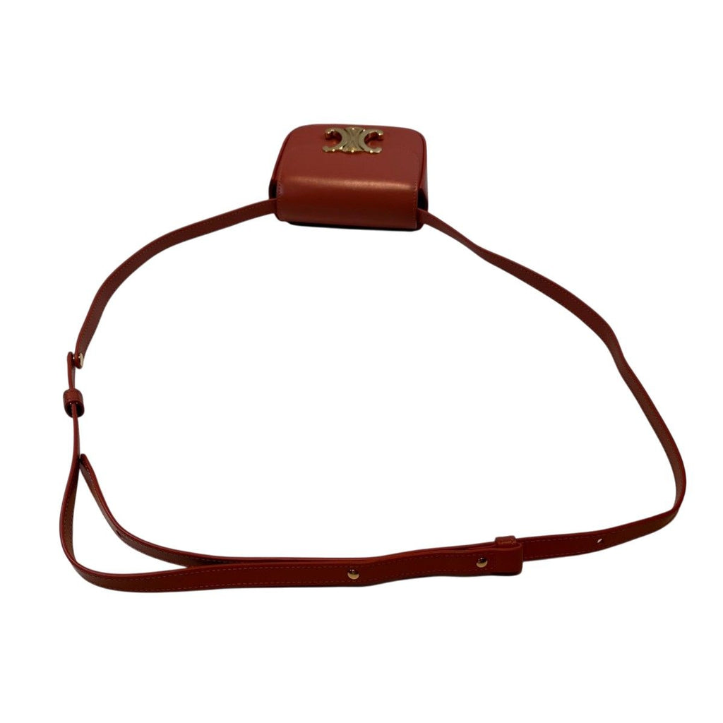 Celine Mini Claude Shoulder Bag Leather — view 7