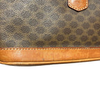 Celine Drawstring Macadam Shoulder Bag Leather — view 8