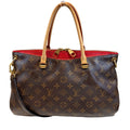 Louis Vuitton Pallas MM Monogram Handbag Canvas
