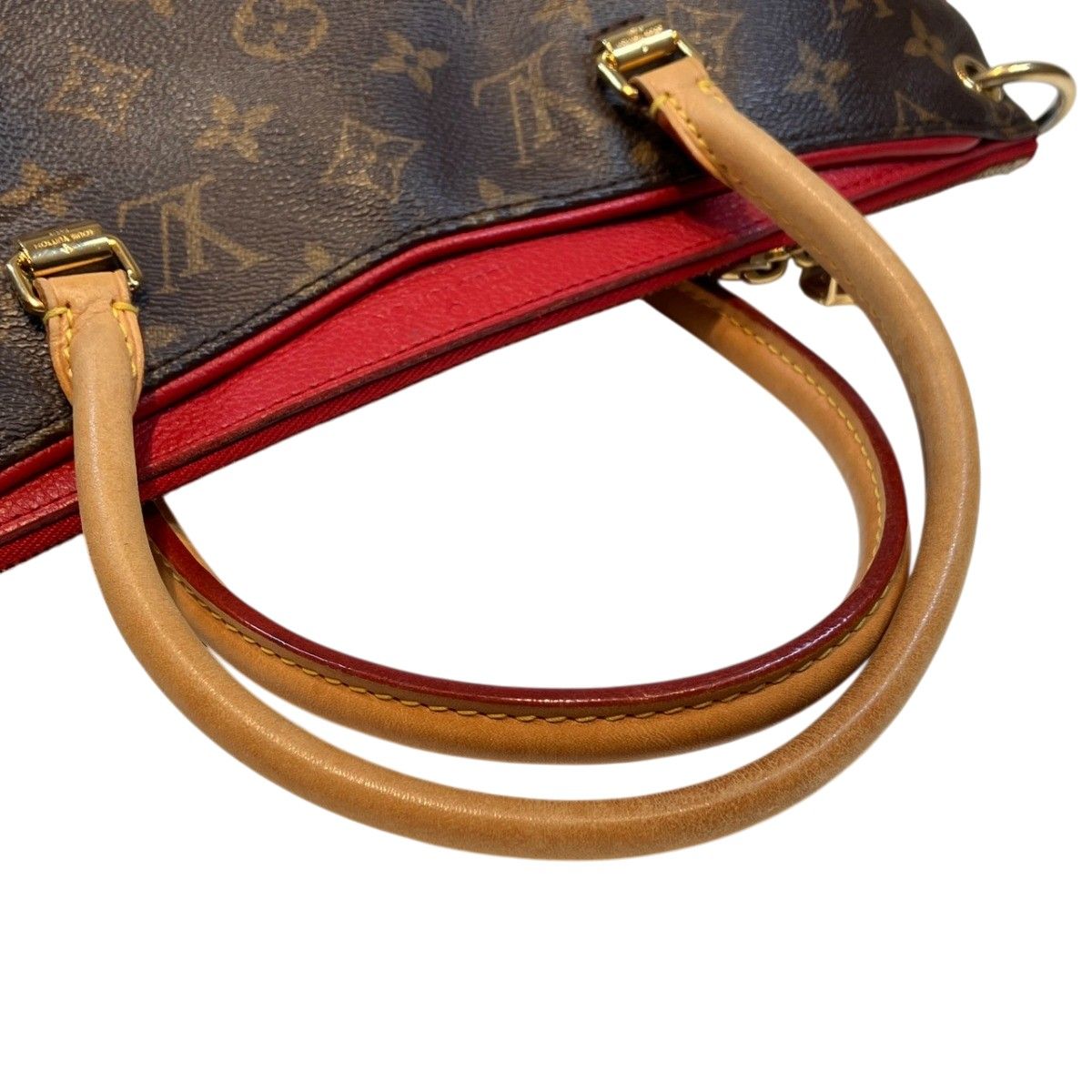 Louis Vuitton Pallas MM Monogram Handbag Canvas — view 8