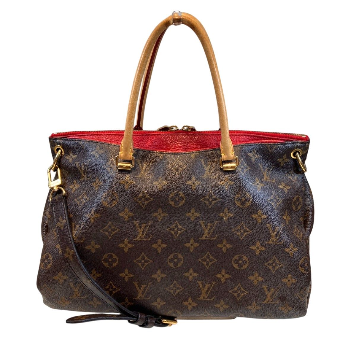 Louis Vuitton Pallas MM Monogram Handbag Canvas — view 2