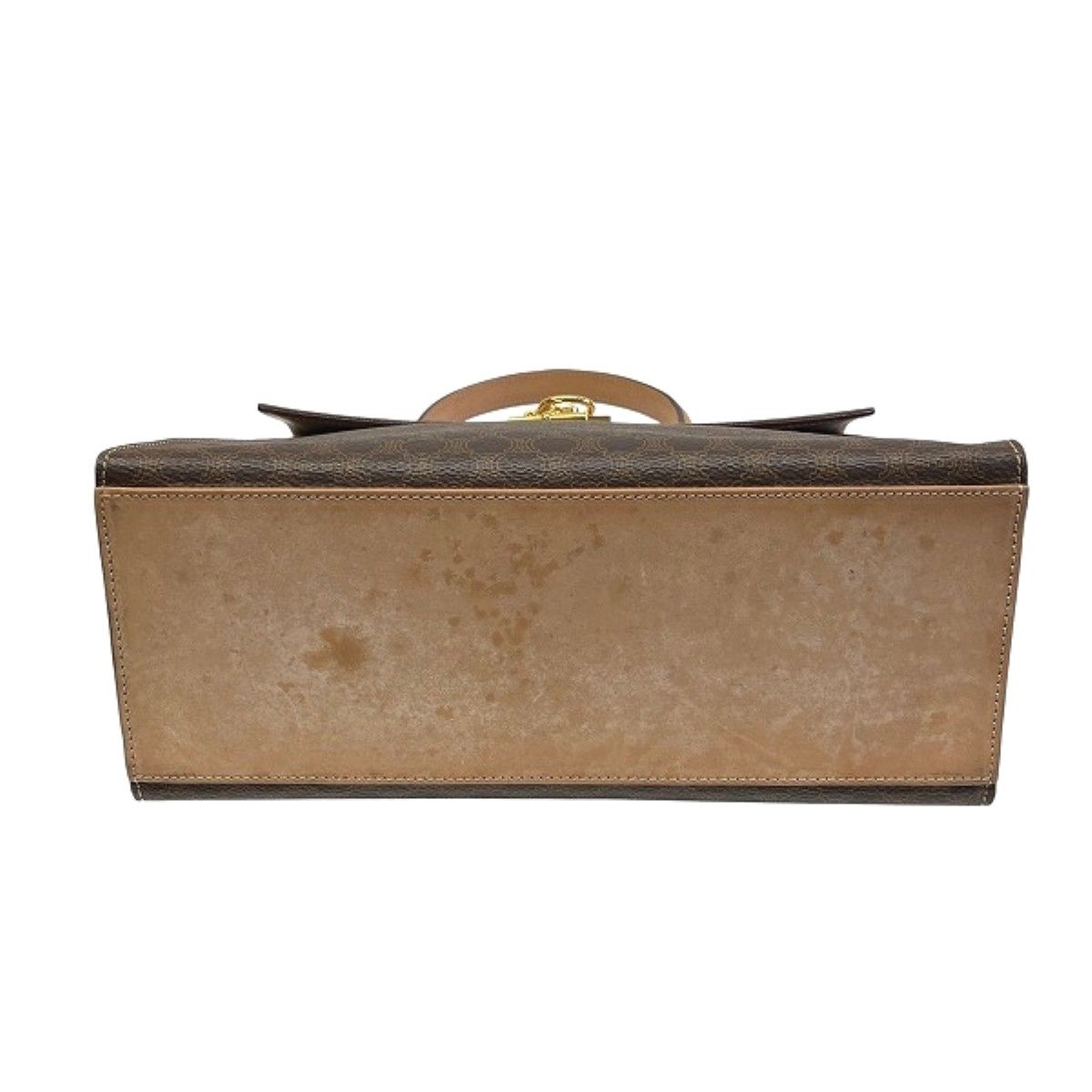 Celine Macadam Handbag Brown — view 3