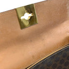 Celine Macadam Handbag Brown — view 7