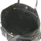 Prada Shopping Tote Black Nylon Patent — view 8