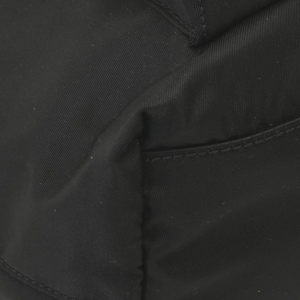 Prada Shopping Tote Black Nylon Patent — view 7