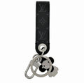 Louis Vuitton Key Ring Monogram Eclipse Dragonne Vivienne Key Holder Charm