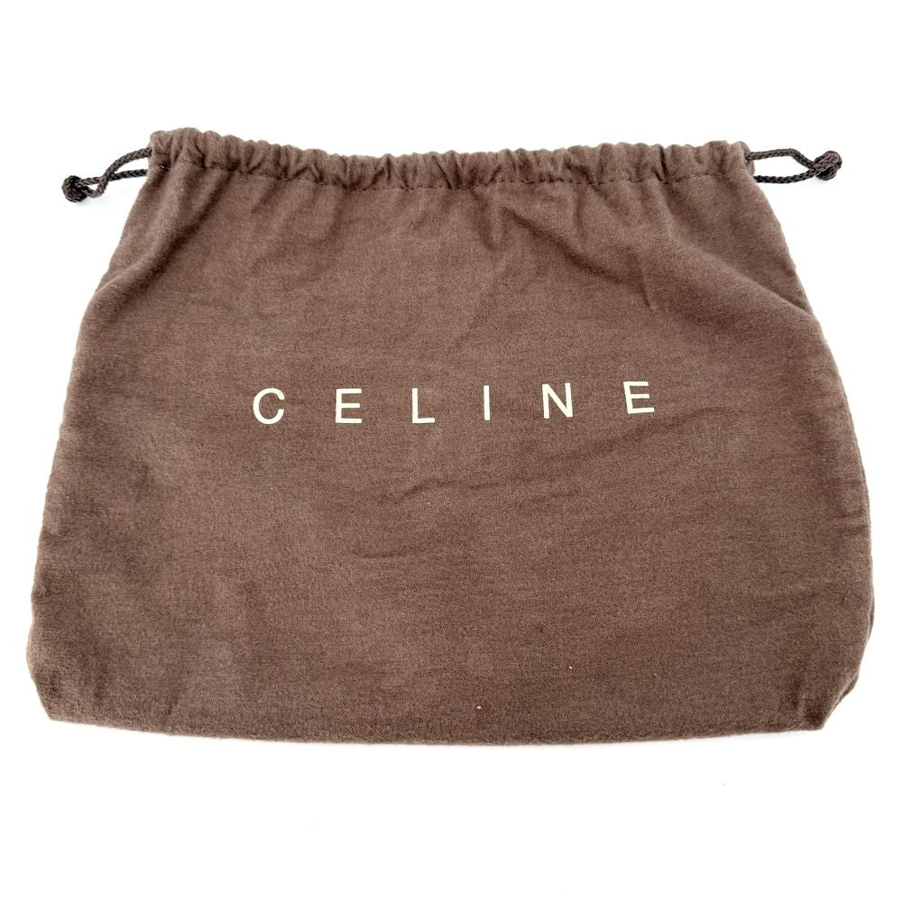 Celine Belt Bag Macadam Canvas Brown Silver — view 7