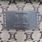 Celine Belt Bag Macadam Canvas Brown Silver — view 5