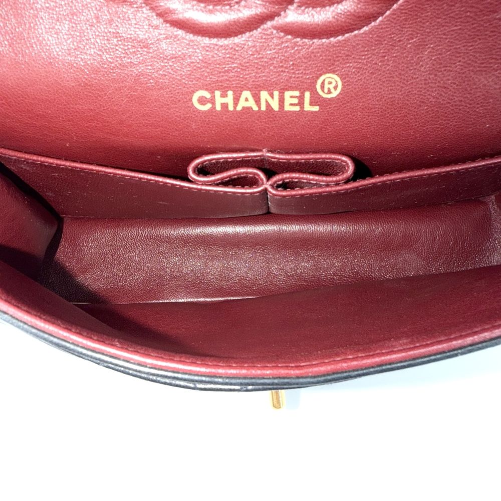 Chanel Shoulder Bag Quilted 23 Double Chain Flap Crossbody CC Logo Turnlock — view 4