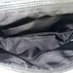 Gucci Belt Bag Logo Shoulder Crossbody Nylon Black Silver — view 4