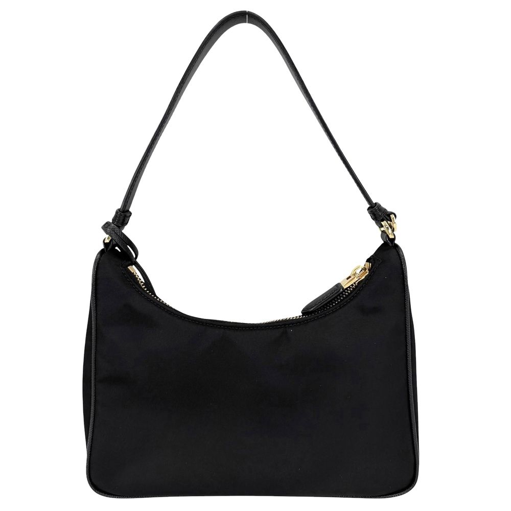 Prada Re Edition 2005 Re-Nylon Mini Bag Shoulder Nylon Black Gold — view 2
