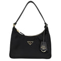 Prada Re Edition 2005 Re-Nylon Mini Bag Shoulder Nylon Black Gold