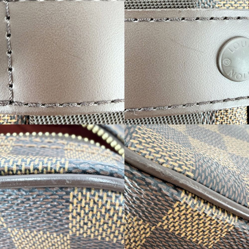 Louis Vuitton Shoulder Bag Olaf PM Crossbody Damier Canvas Brown Gold — view 5