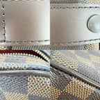 Louis Vuitton Shoulder Bag Olaf PM Crossbody Damier Canvas Brown Gold — view 5