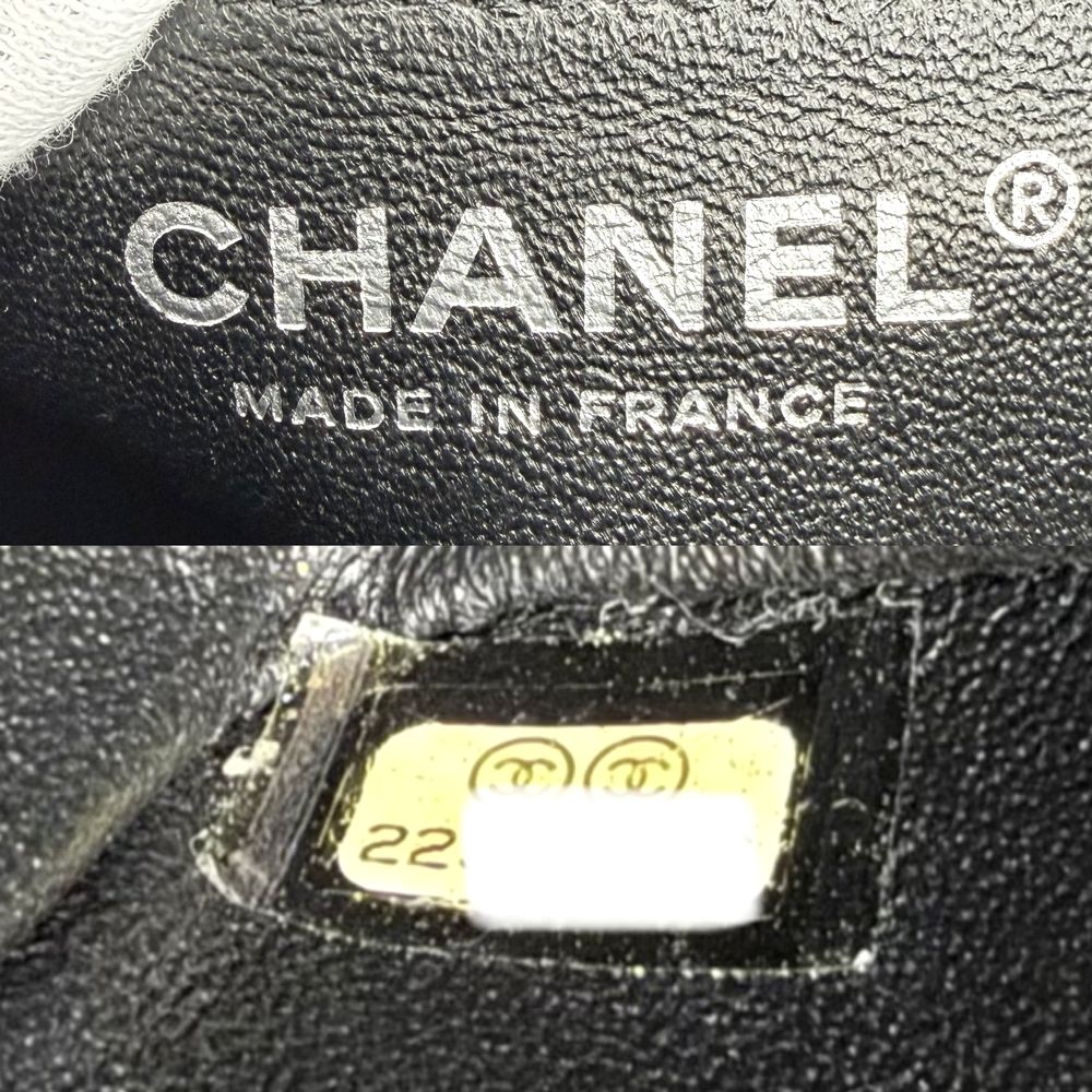 Chanel Shoulder Bag Mini Quilted Chain Turnlock Crossbody CC Logo Lambskin — view 5