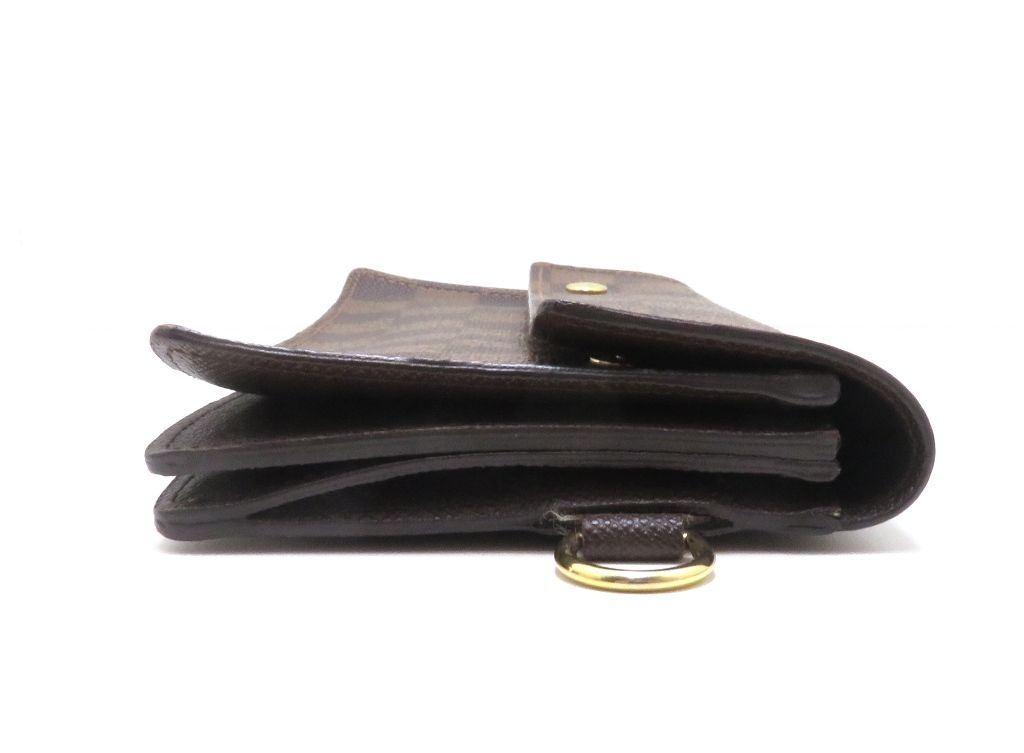 Louis Vuitton Portefeuille Accordeon Damier Wallet Canvas Brown — view 4