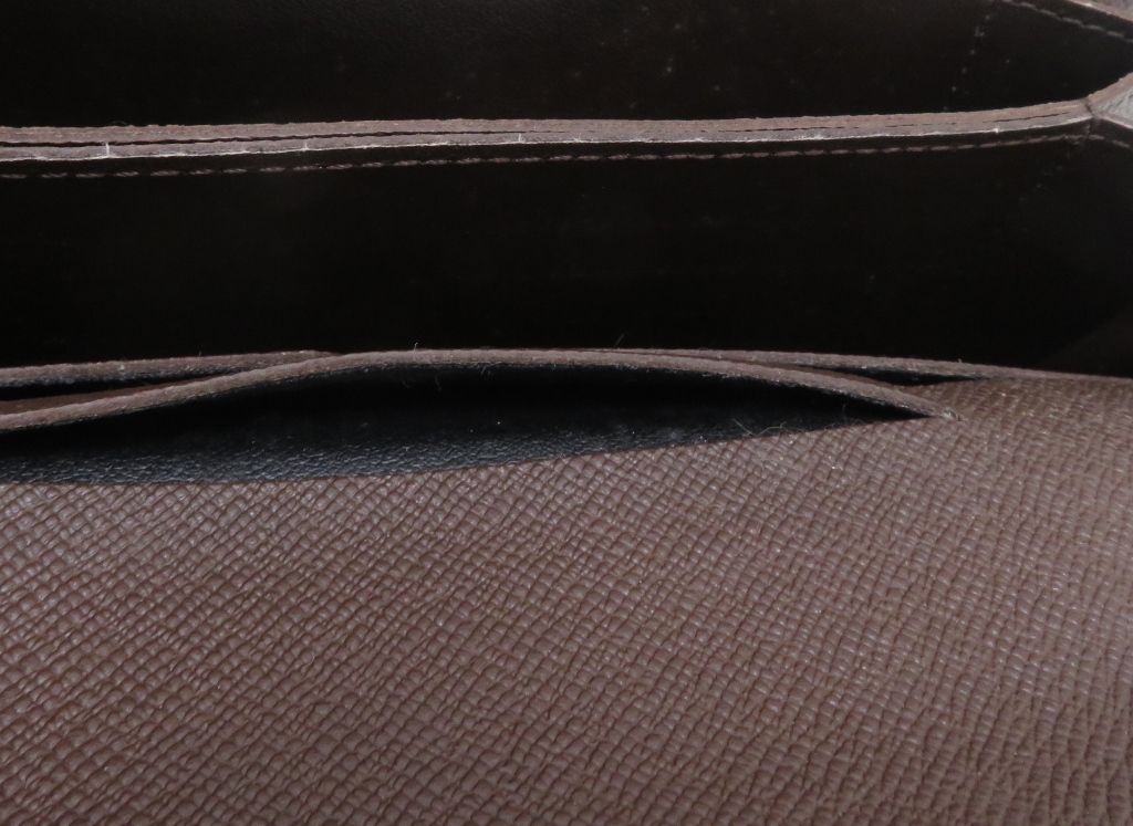 Louis Vuitton Portefeuille Accordeon Damier Wallet Canvas Brown — view 7