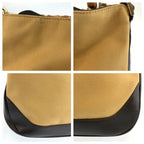 Gucci Bamboo Sherry Line Beige Black Gold Shoulder Bag — view 5