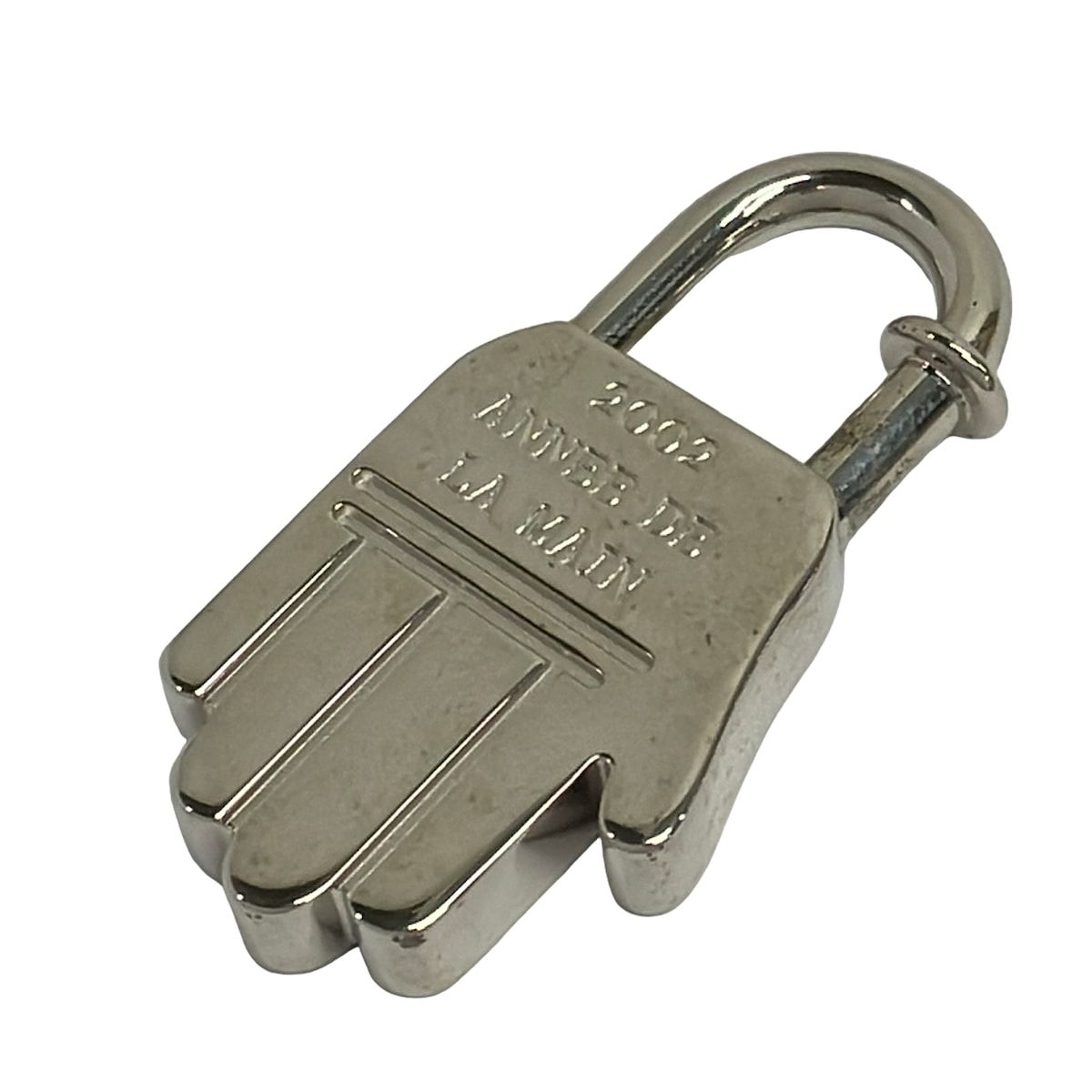Hermes Silver Cadena Hand Annee Lock — view 2