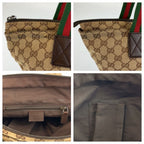 Gucci Sherry Line Beige Brown GG Canvas Tote — view 5
