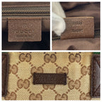 Gucci Sherry Line Beige Brown GG Canvas Tote — view 3