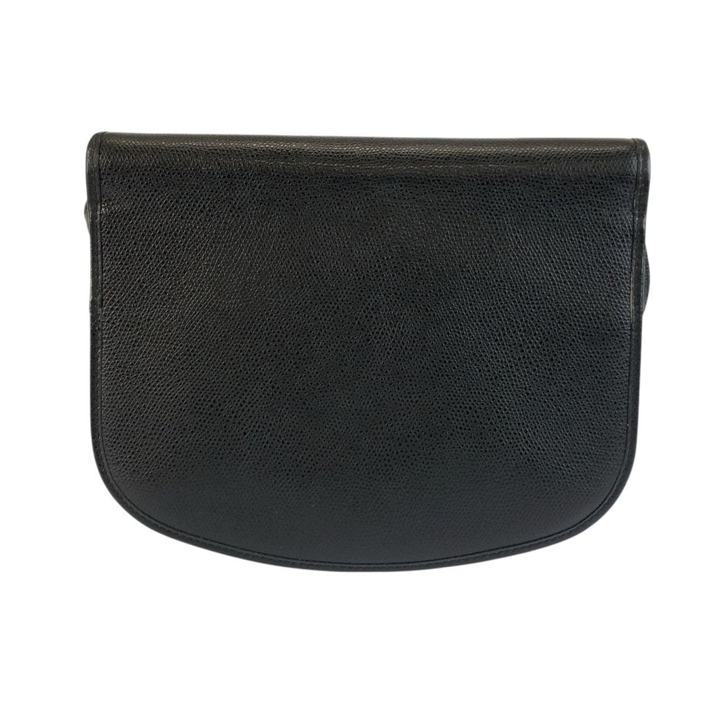 Dior Vintage Black Gold Shoulder Bag Pochette — view 2