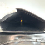Dior Vintage Black Gold Shoulder Bag Pochette — view 8
