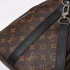 Louis Vuitton Boston Bag Keepall Bandouliere 45 Monogram Brown Gold — view 7