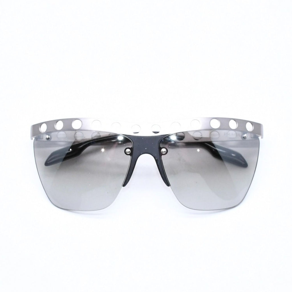 Prada Sunglasses Eyewear Metal Acetate Silver Black — view 2