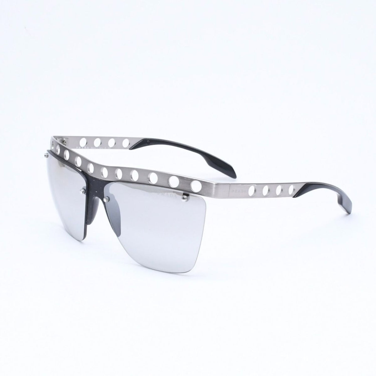 Prada Sunglasses Eyewear Metal Acetate Silver Black — view 3
