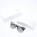 Prada Sunglasses Eyewear Metal Acetate Silver Black